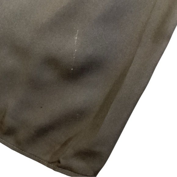 Vtg Joan Walters Palazzo Black Nylon Lined Super Wide Leg High Rise Pants Medium - Picture 8 of 12